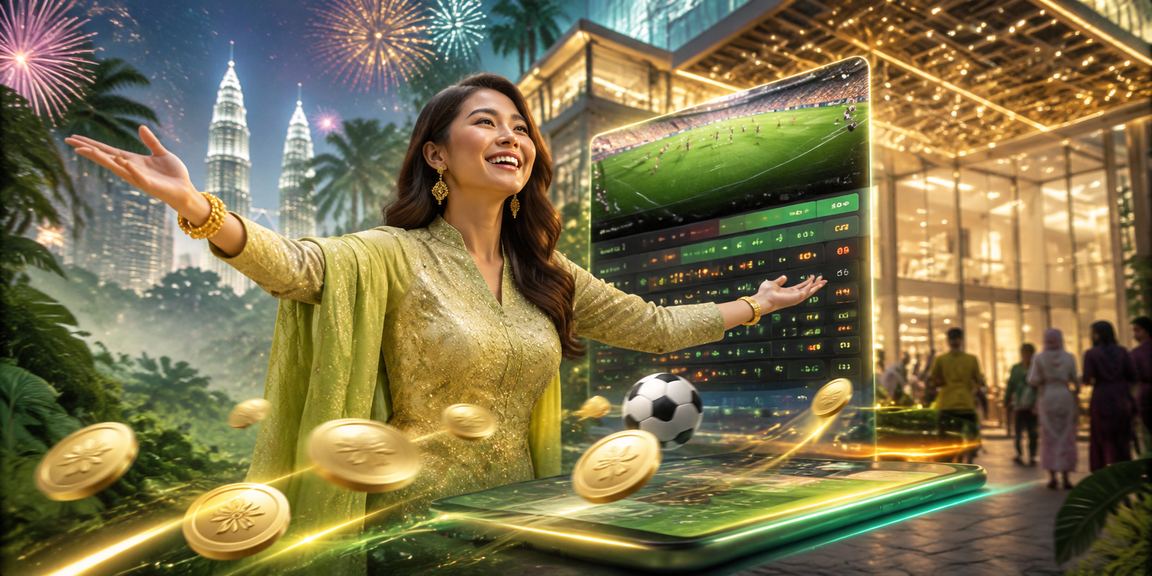 Suasana perayaan Hari Raya di kasino hiburan Kuala Lumpur dengan tawaran bonus istimewa